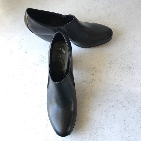 B.O.C. Black Shoes Size 10/40 Leather